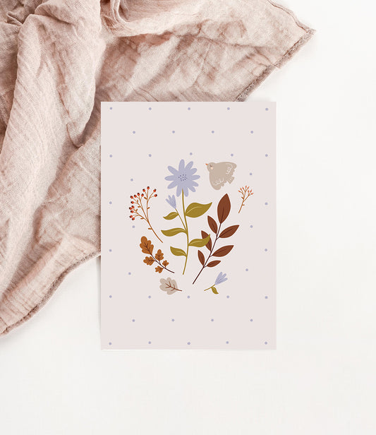 Carte Bouquet d'automne