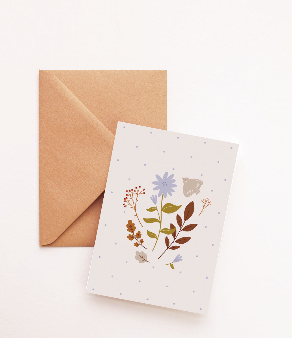 Carte Bouquet d'automne