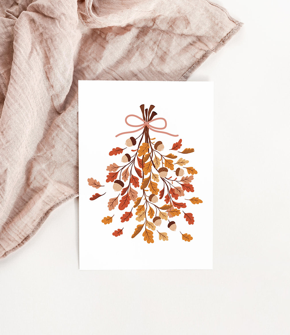 Carte Feuillage d'automne