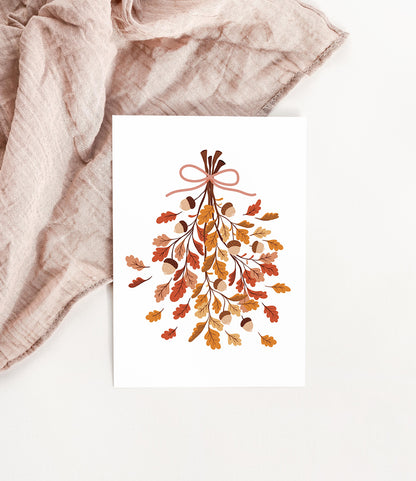 Carte Feuillage d'automne