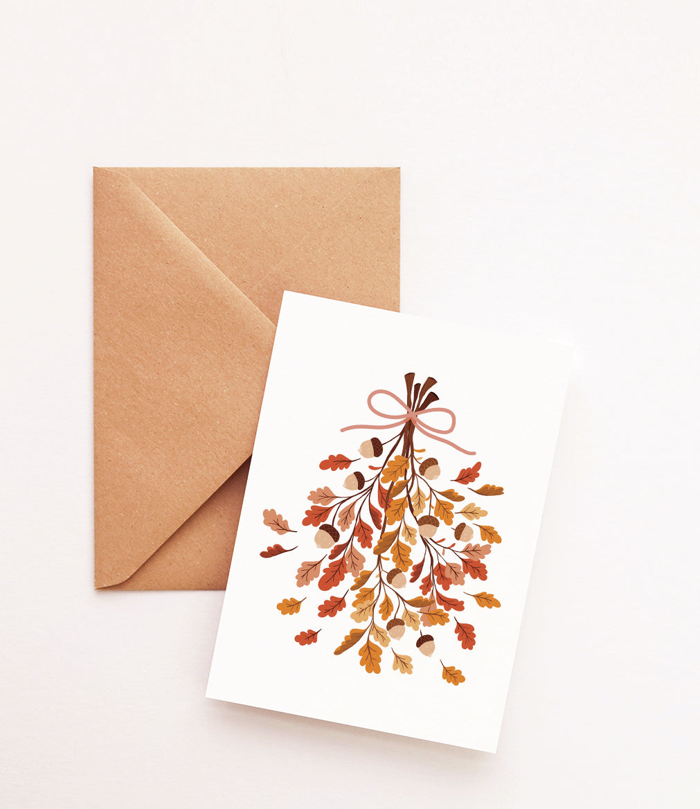 Carte Feuillage d'automne