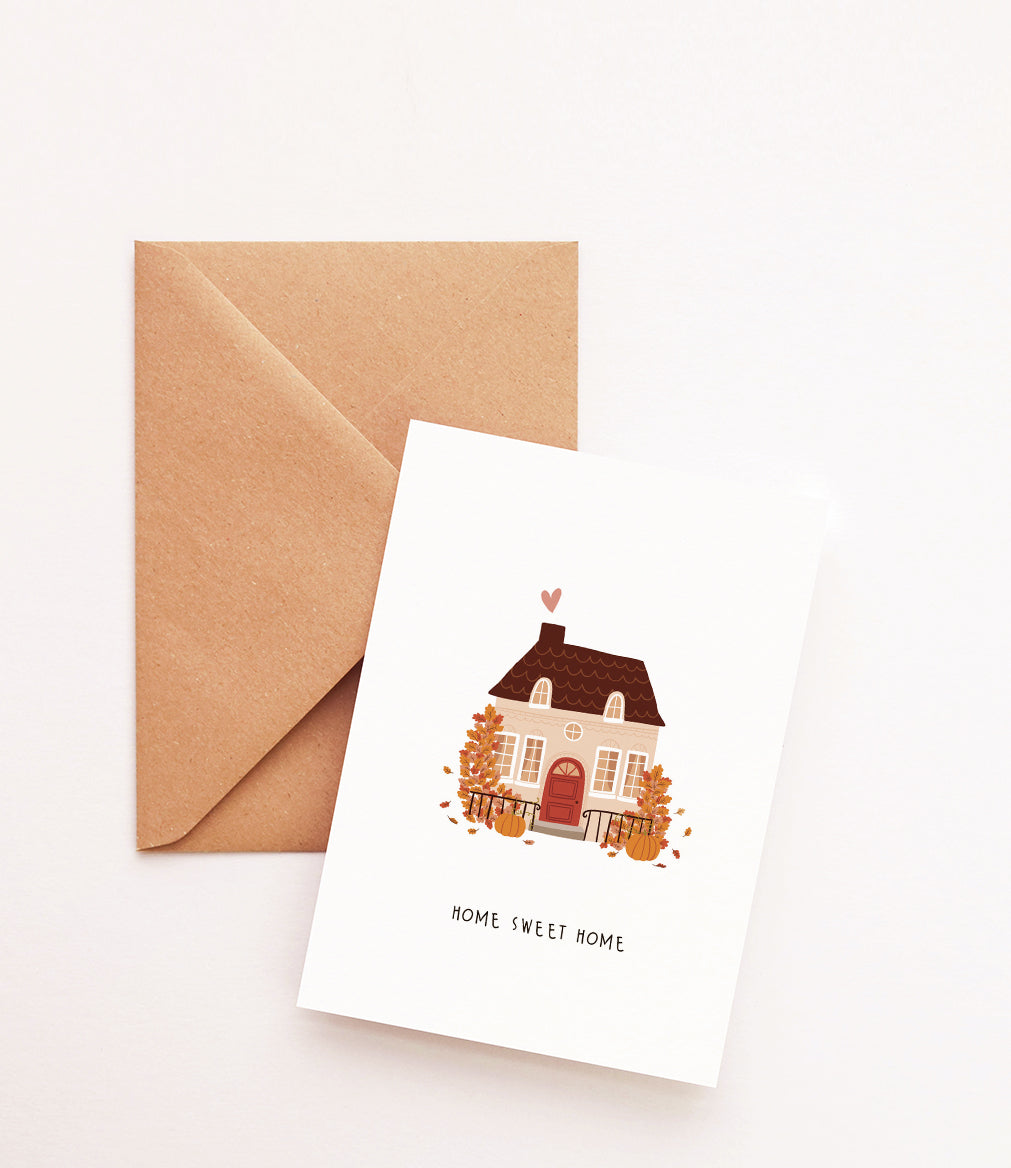 Carte Cottage anglais en automne