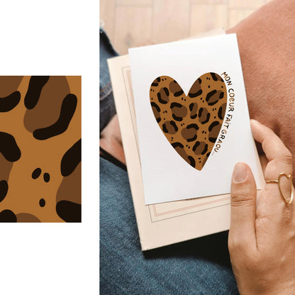 Carte Mon coeur fait graou !