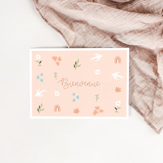 Carte Bienvenue bébé