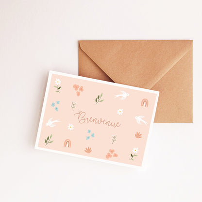 Carte Bienvenue bébé