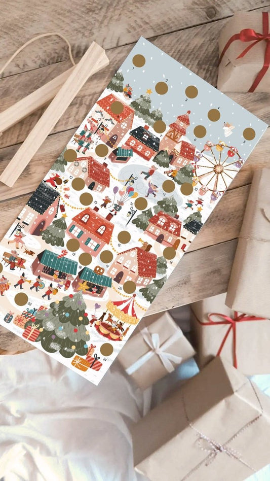 Calendrier de l'Avent - Village de Noël - Atelier Vingt Huit