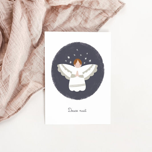 Carte Ange de Noël - Atelier Vingt Huit