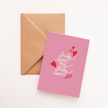 Carte Baby love - Atelier Vingt Huit
