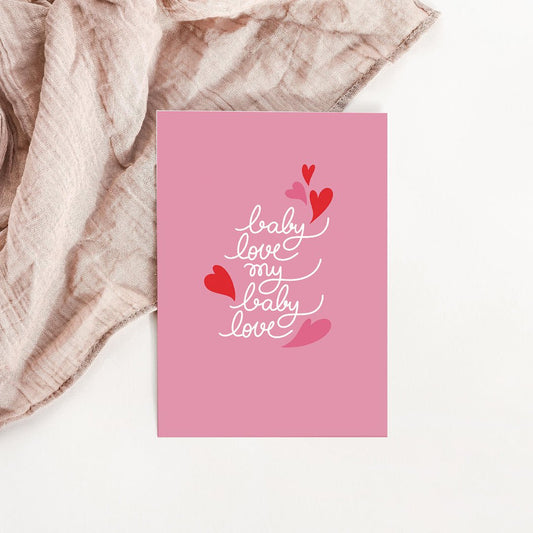 Carte Baby love - Atelier Vingt Huit