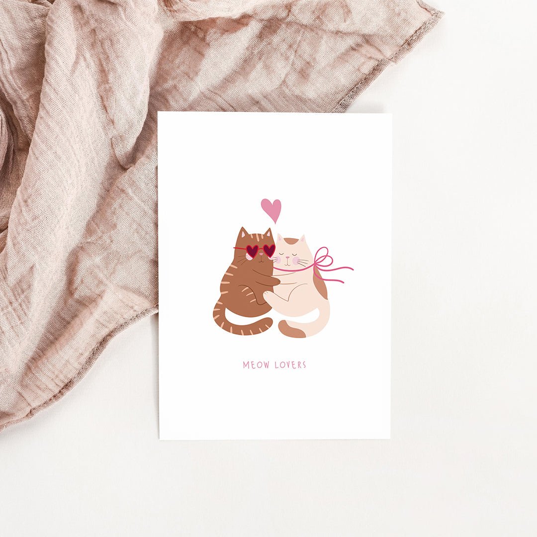 Carte Cats lovers - Atelier Vingt Huit