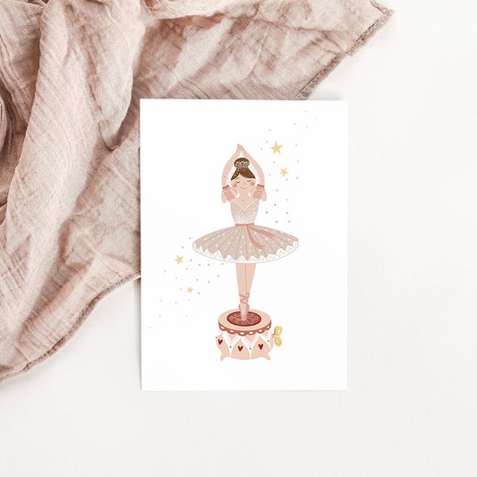 Carte Danseuse étoile - Atelier Vingt Huit