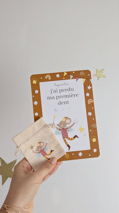 Carte étape - Fée des dents - Atelier Vingt Huit