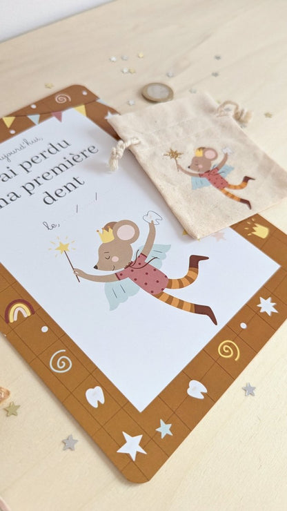 Carte étape - Fée des dents - Atelier Vingt Huit