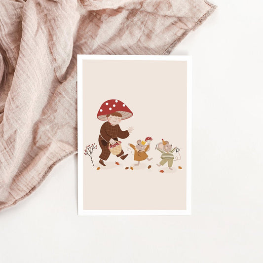 Carte Fête d'automne - Atelier Vingt Huit