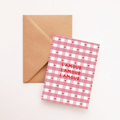 Carte L'amour l'amour - Atelier Vingt Huit