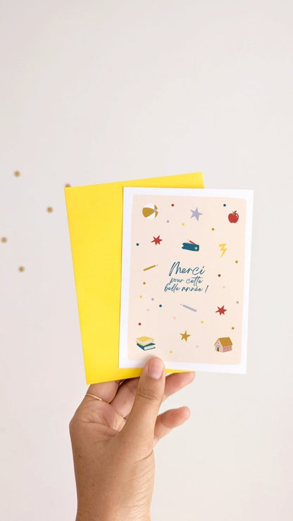 Carte Merci maître - Atelier Vingt Huit
