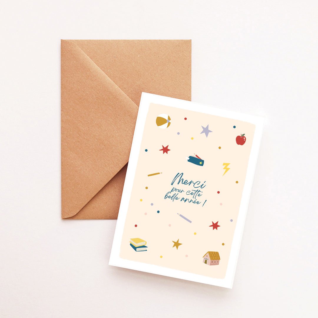 Carte Merci maître - Atelier Vingt Huit