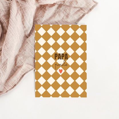 Carte Papa poule - Atelier Vingt Huit