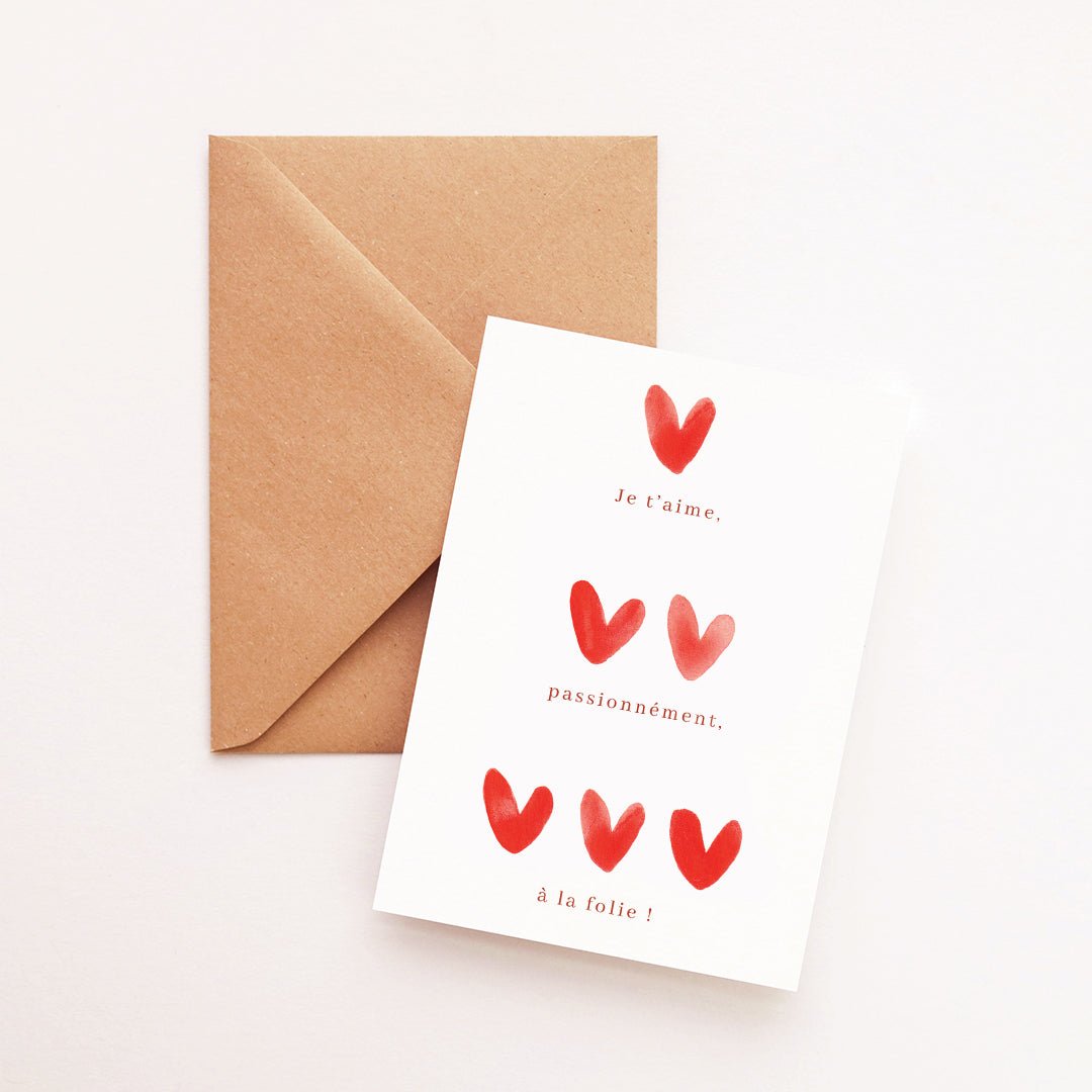 Carte Saint Valentin - Atelier Vingt Huit