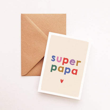 Carte Super papa - Atelier Vingt Huit