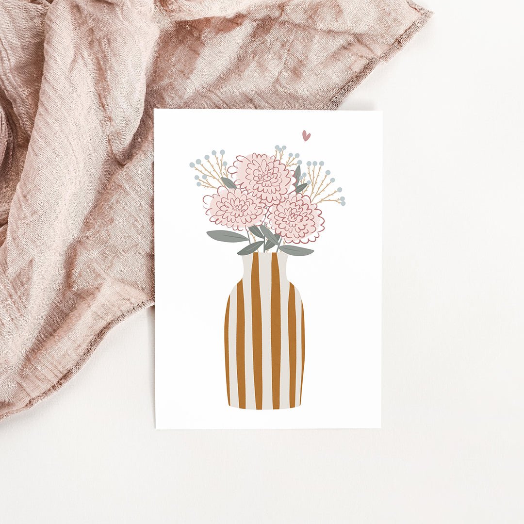 Carte Vase d'automne - Atelier Vingt Huit