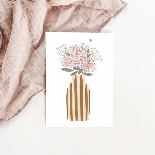Carte Vase d'automne - Atelier Vingt Huit