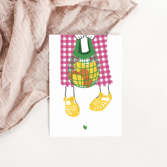 Carte Sandales d'été