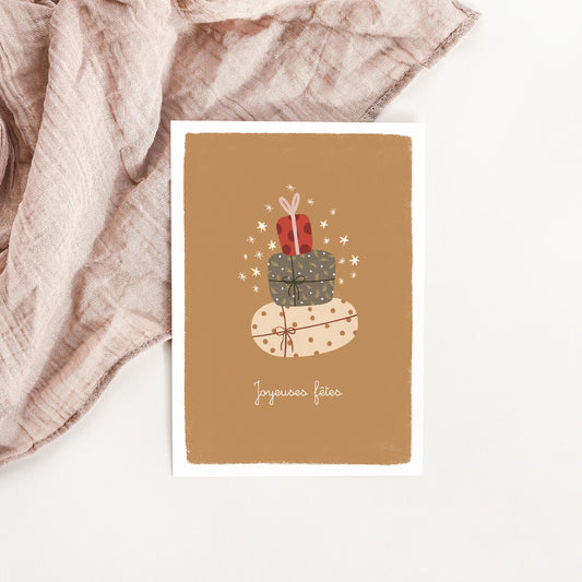 Carte Cadeaux Joyeuses Fêtes