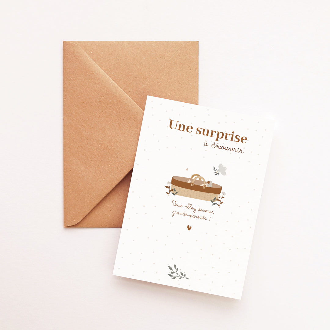 Carte Surprise Grands-parents