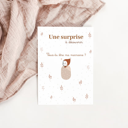 Carte Surprise Marraine