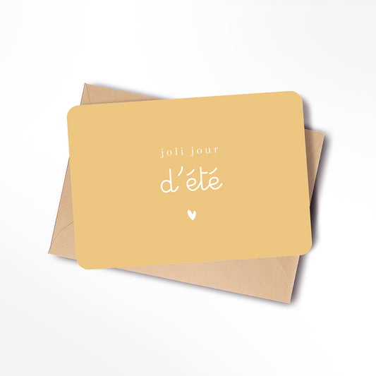 Carte Joli jour d'été