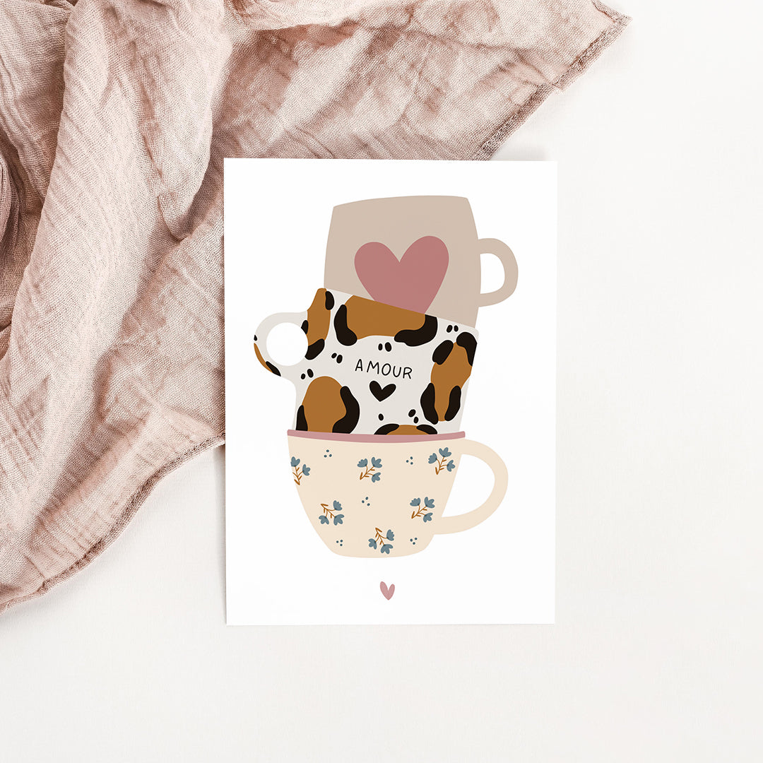 Carte Tasses d'automne