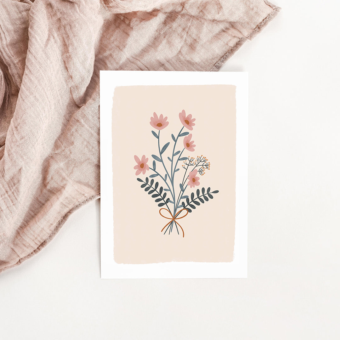 Carte Bouquet de fleurs