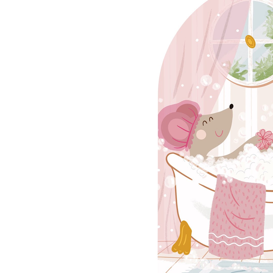 Illustration Petite Porte Magique / Fairy Door / Bain - Atelier Vingt Huit