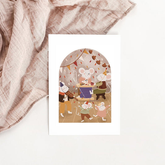 Illustration Petite Porte Magique / Fairy Door / Bal d'automne - Atelier Vingt Huit