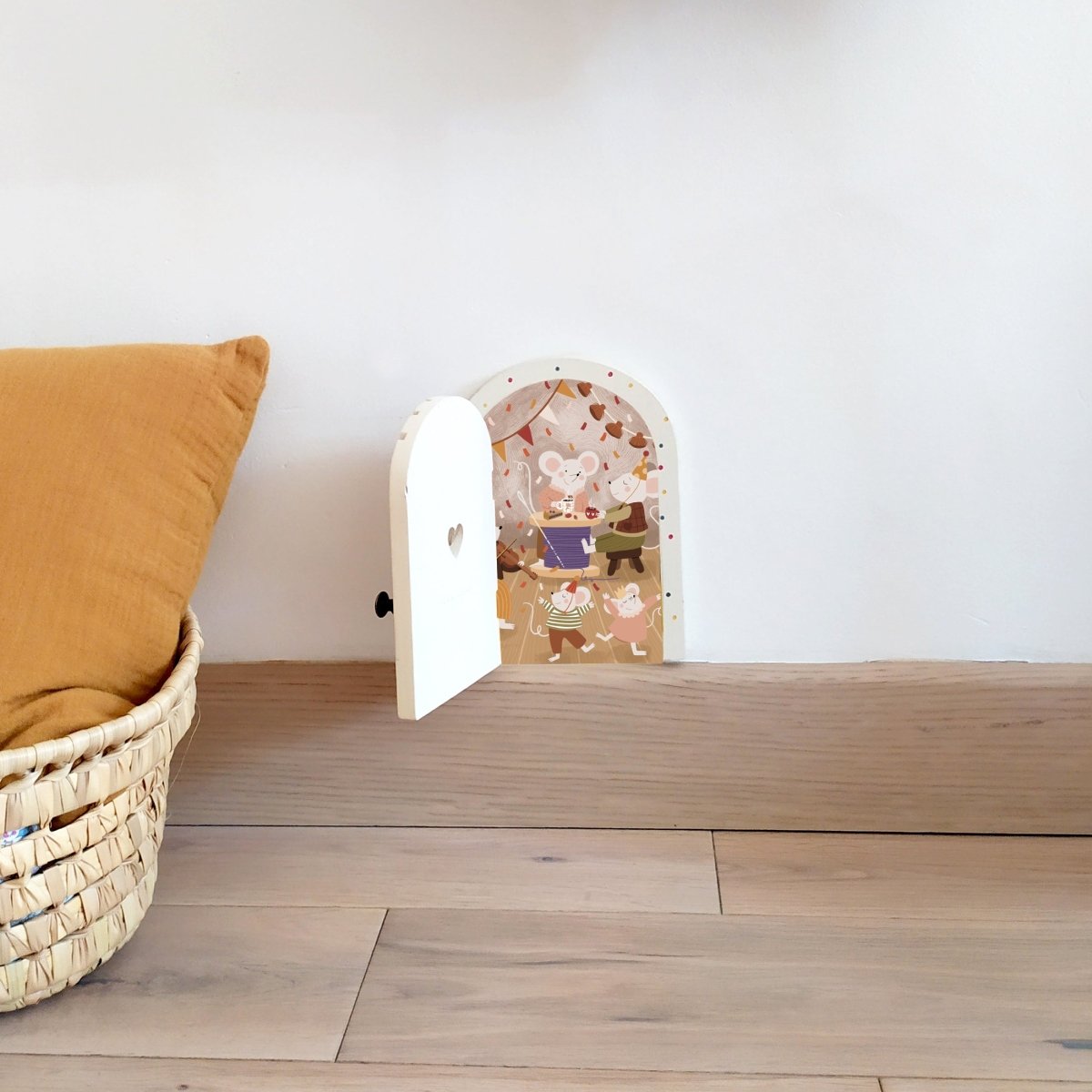 Illustration Petite Porte Magique / Fairy Door / Bal d'automne - Atelier Vingt Huit