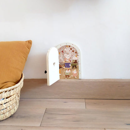 Illustration Petite Porte Magique / Fairy Door / Bal d'automne - Atelier Vingt Huit