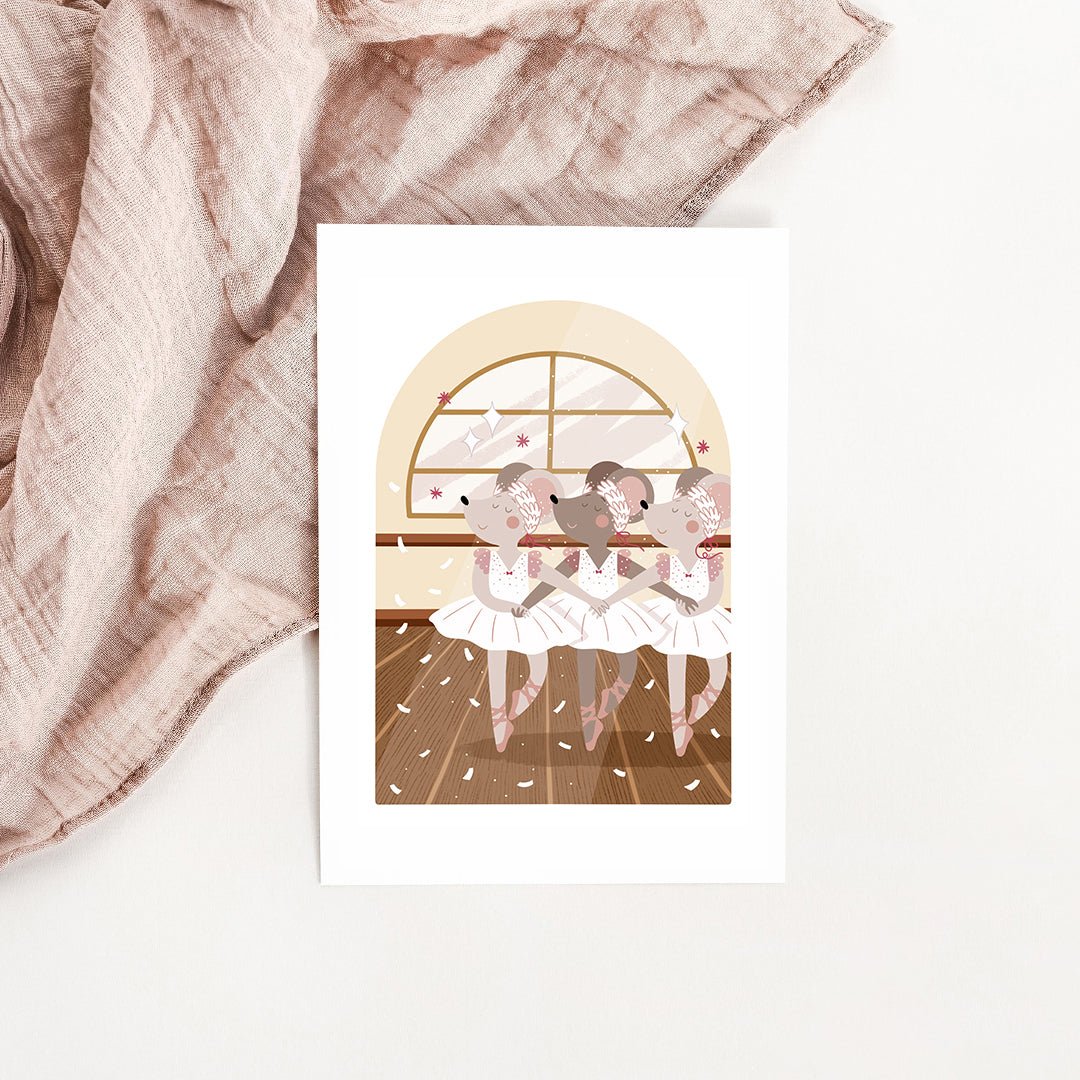Illustration Petite Porte Magique / Fairy Door / Ballerines - Atelier Vingt Huit