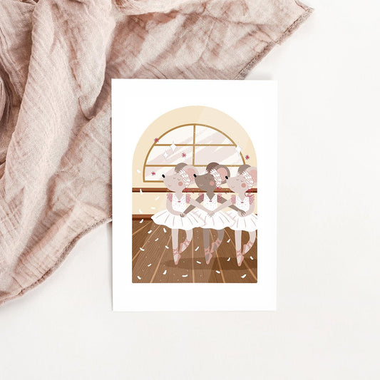 Illustration Petite Porte Magique / Fairy Door / Ballerines - Atelier Vingt Huit