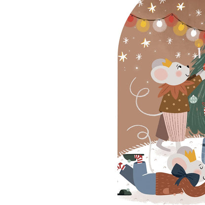 Illustration Petite Porte Magique / Fairy Door / Noël féerique - Atelier Vingt Huit