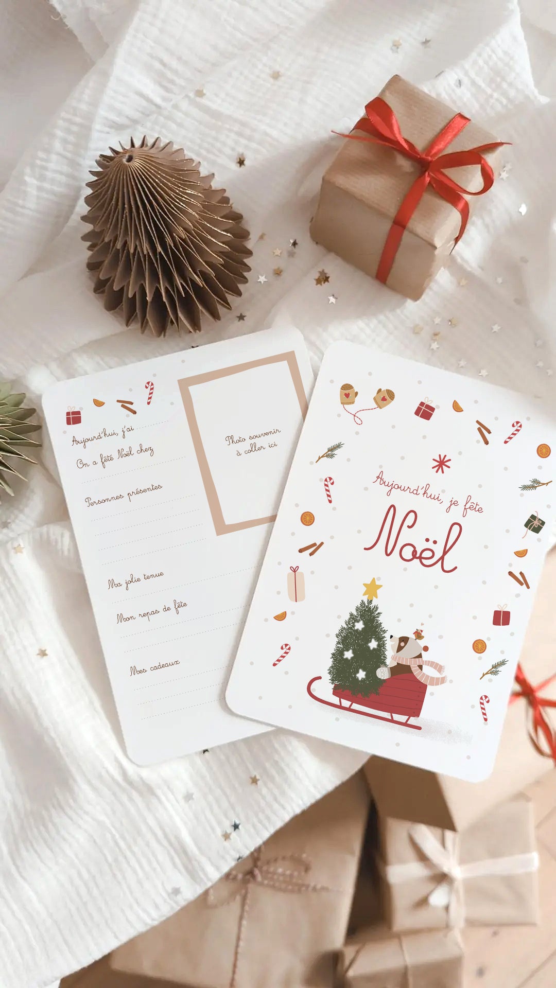 Carte étape Je fête Noël