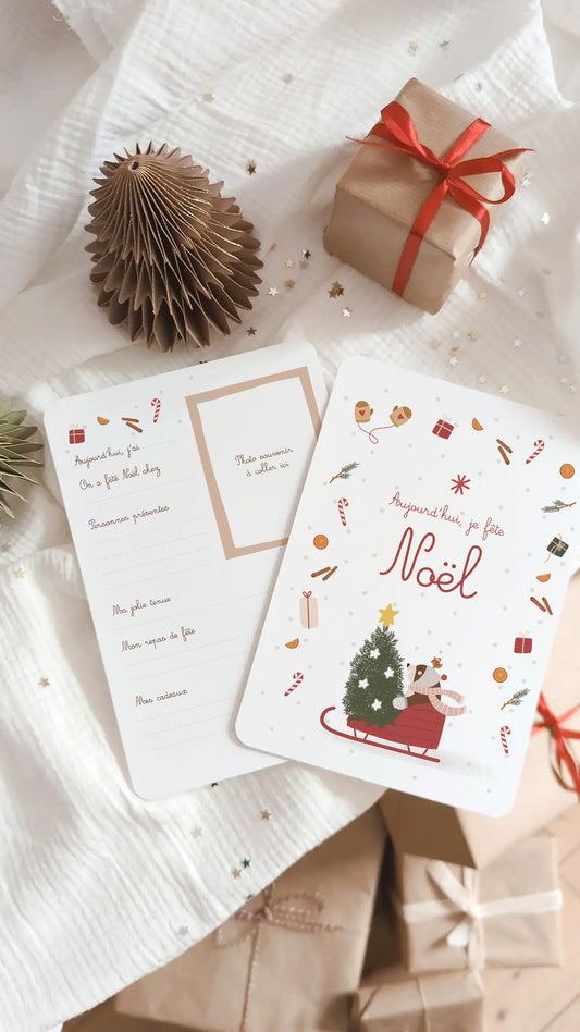 Carte étape Je fête Noël
