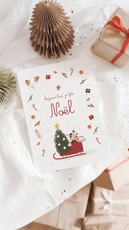 Carte étape Je fête Noël