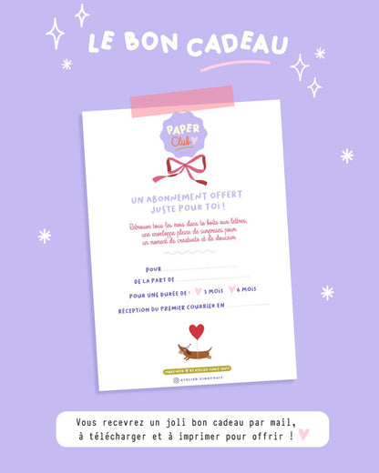 La Carte Cadeau - Atelier Vingt Huit