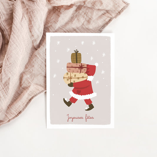 Carte Lutin de Noël