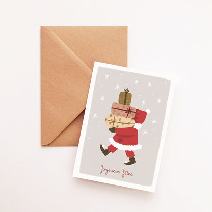 Carte Lutin de Noël
