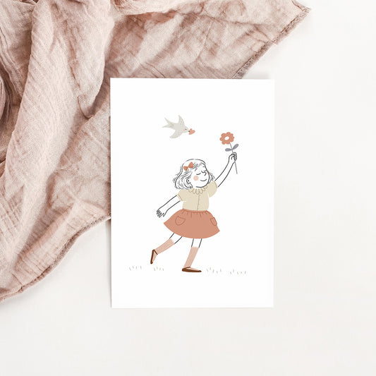 Carte Bonne fête fille