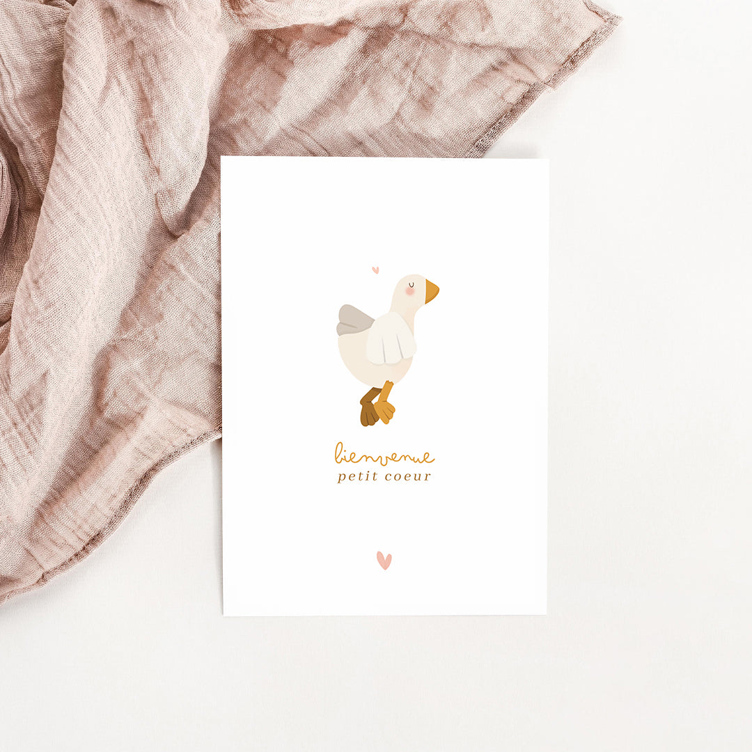 Carte Mon doudou oie