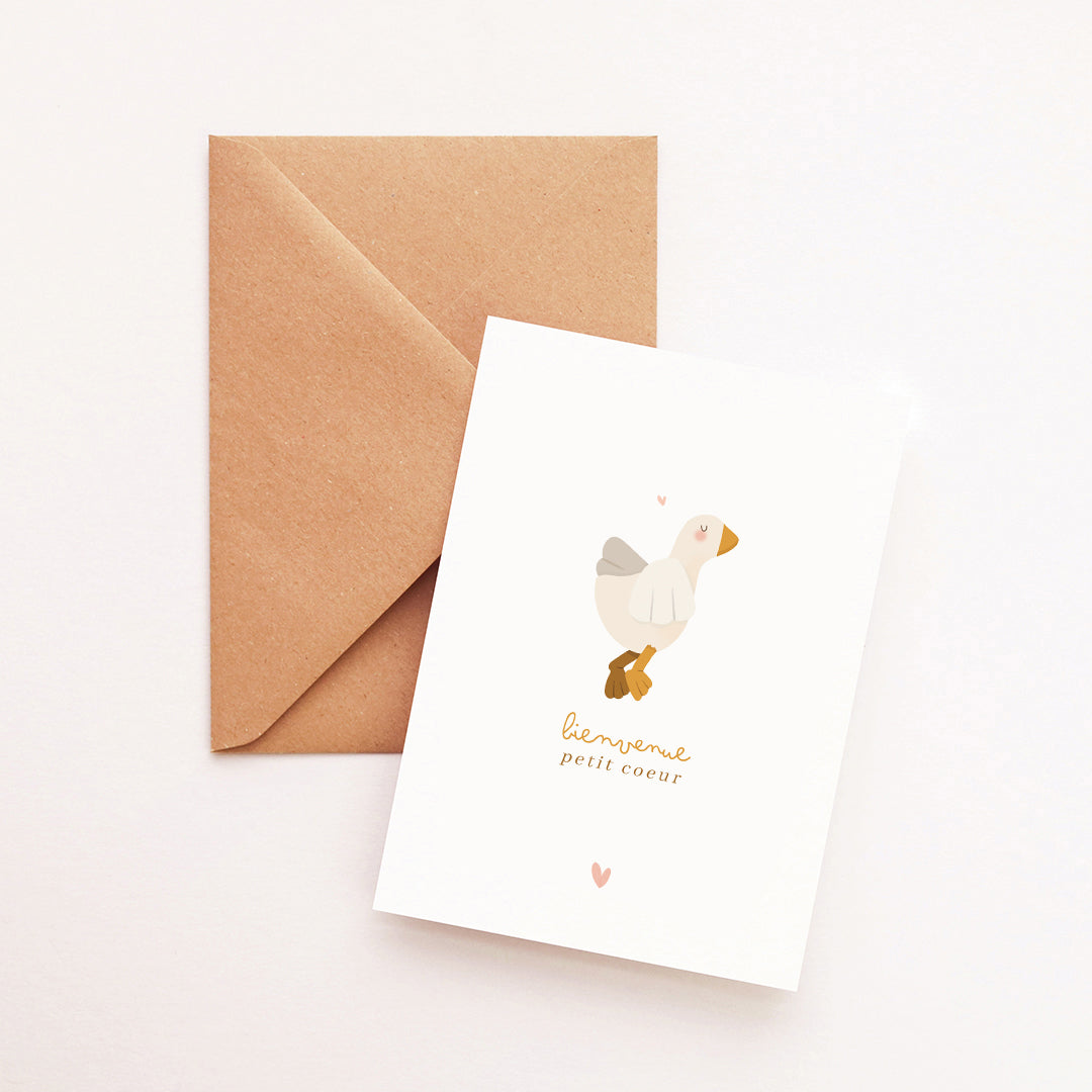 Carte Mon doudou oie