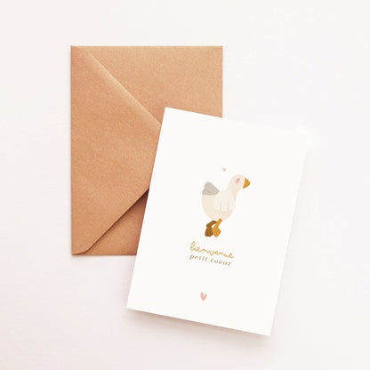 Carte Mon doudou oie
